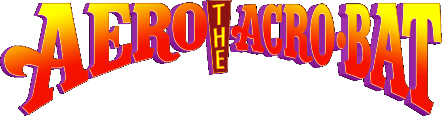 Aero the Acro-Bat logo for Super Nintendo